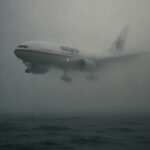 SHOCKING UPS Crash Footage – Engine Gone! Airplane flying through thick fog over water
