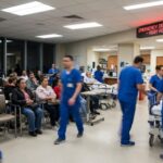 Hospital LOCKDOWN Over Virus That Doesn’t Spread?! Busy emergency department with healthcare workers attending to patients