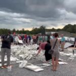 Deadly Tent Collapse Leaves Questions Behind One dead in Moneta church tent collapses in storm, multiple injuries