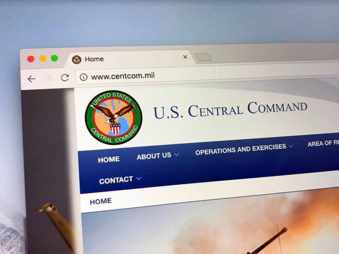 U.S. Central Command website homepage.